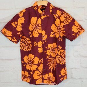 Rebel Minds Hawaiian Shirt Button Down L